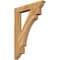 Ekena Millwork Merced Traditional Rough Sawn Bracket, Western Red Cedar, 4"W x 28"D x 40"H BKT04X28X40MRC01RWR - alternate 1